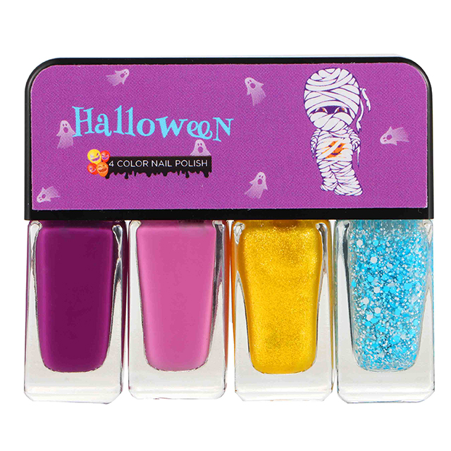 Halloween 4PK Unicorn Shimmer Nail Polish Set