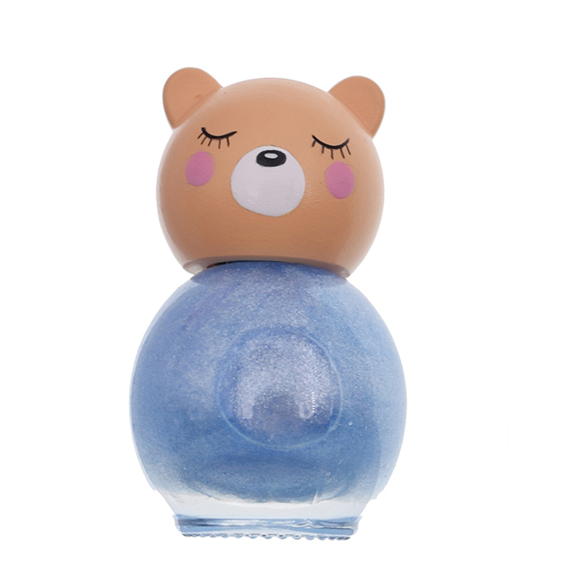 Customized Cute Bear Shape Single Color Nail Polish